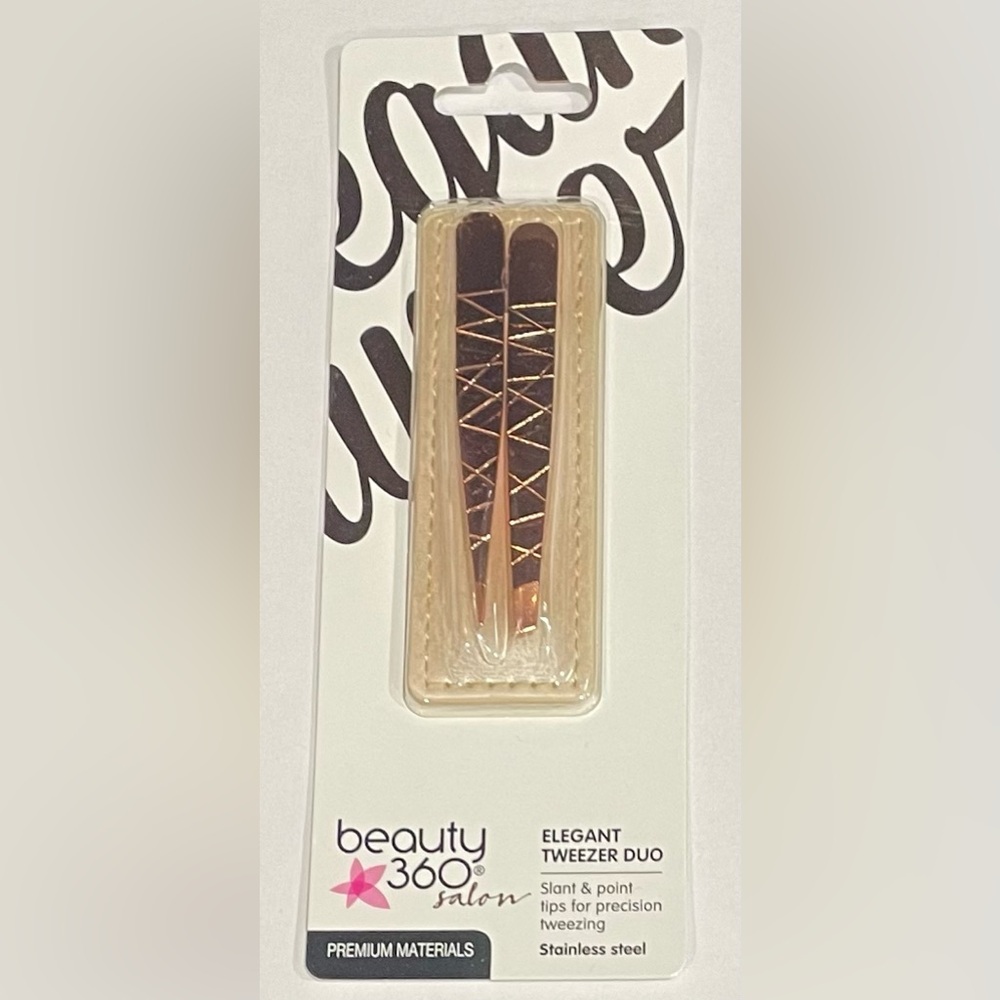 Elegant Tweezer Duo in Rose Gold
